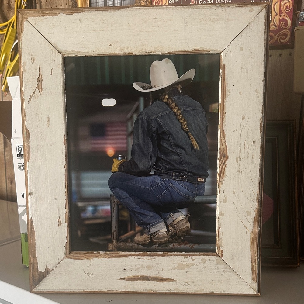 11 x 14 framed photography, Rustic White and Brown